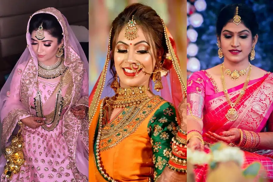 top 5 makeup looks for different wedding functions